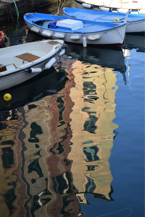 Camogli's harbor